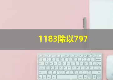 1183除以797