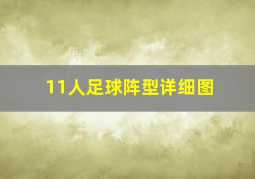 11人足球阵型详细图