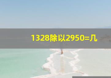 1328除以2950=几