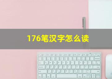 176笔汉字怎么读