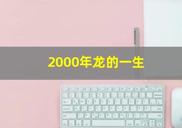 2000年龙的一生