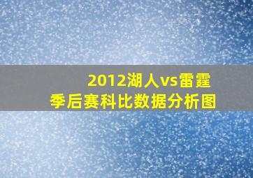 2012湖人vs雷霆季后赛科比数据分析图