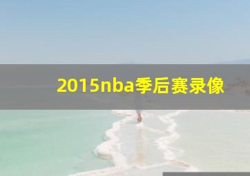 2015nba季后赛录像