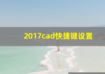 2017cad快捷键设置