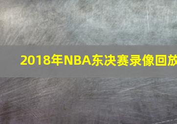 2018年NBA东决赛录像回放