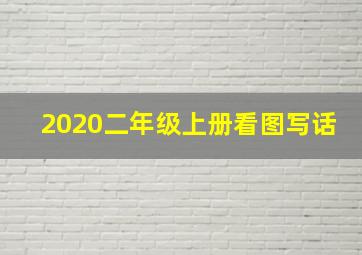 2020二年级上册看图写话