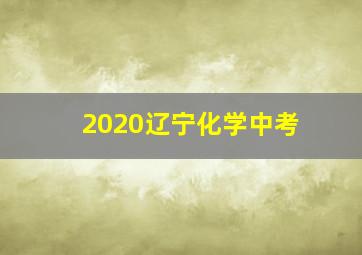 2020辽宁化学中考