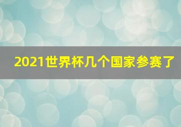 2021世界杯几个国家参赛了