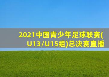 2021中国青少年足球联赛(U13/U15组)总决赛直播