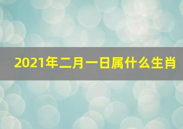 2021年二月一日属什么生肖