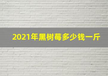 2021年黑树莓多少钱一斤