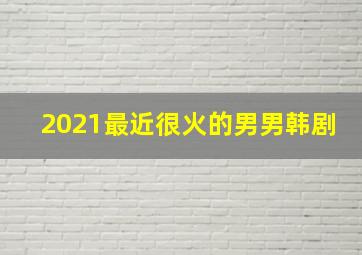 2021最近很火的男男韩剧