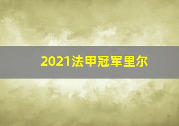 2021法甲冠军里尔