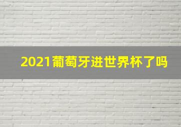 2021葡萄牙进世界杯了吗