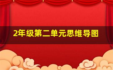 2年级第二单元思维导图