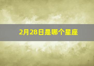 2月28日是哪个星座