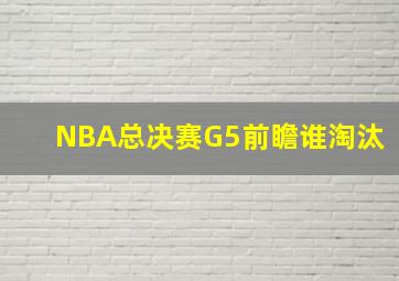 NBA总决赛G5前瞻谁淘汰