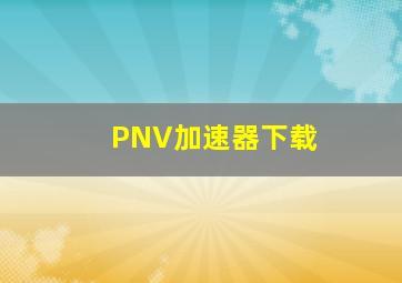 PNV加速器下载