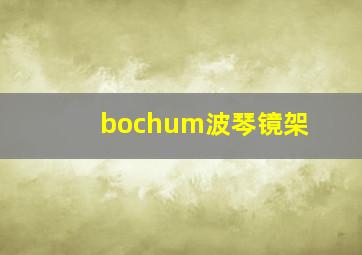 bochum波琴镜架