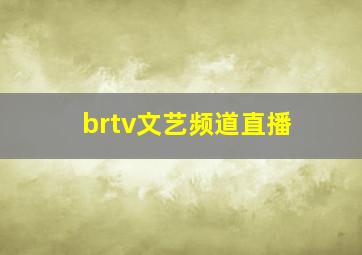 brtv文艺频道直播