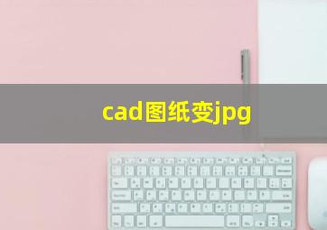 cad图纸变jpg