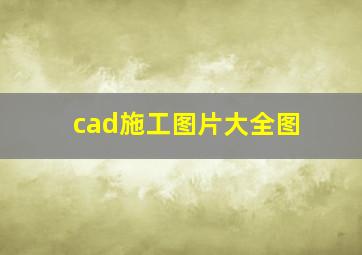 cad施工图片大全图