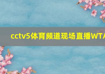 cctv5体育频道现场直播WTA