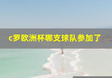 c罗欧洲杯哪支球队参加了