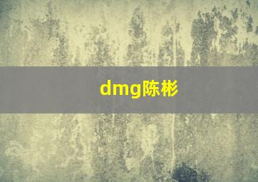 dmg陈彬