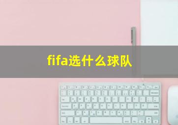 fifa选什么球队