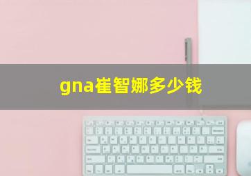 gna崔智娜多少钱