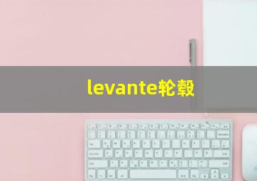 levante轮毂