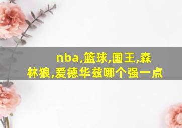 nba,篮球,国王,森林狼,爱德华兹哪个强一点