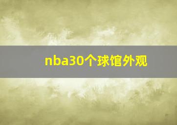 nba30个球馆外观