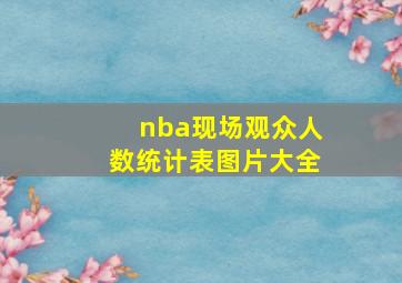 nba现场观众人数统计表图片大全