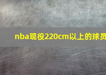 nba现役220cm以上的球员