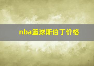 nba篮球斯伯丁价格