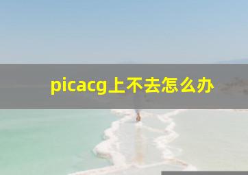 picacg上不去怎么办