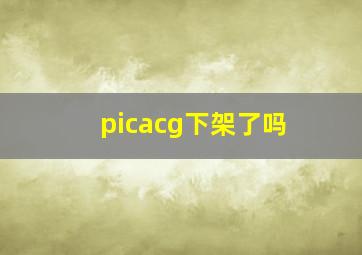 picacg下架了吗