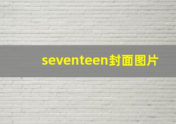 seventeen封面图片