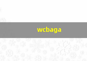 wcbaga