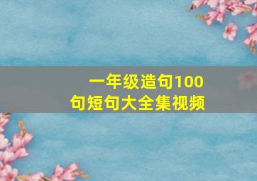 一年级造句100句短句大全集视频