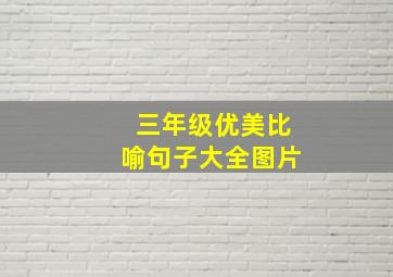 三年级优美比喻句子大全图片