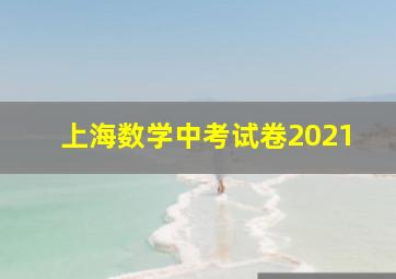 上海数学中考试卷2021