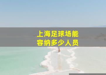 上海足球场能容纳多少人员