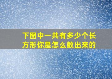 下图中一共有多少个长方形你是怎么数出来的