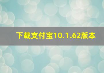 下载支付宝10.1.62版本