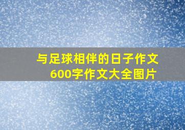 与足球相伴的日子作文600字作文大全图片