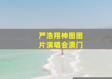 严浩翔神图图片演唱会澳门