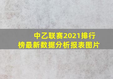 中乙联赛2021排行榜最新数据分析报表图片